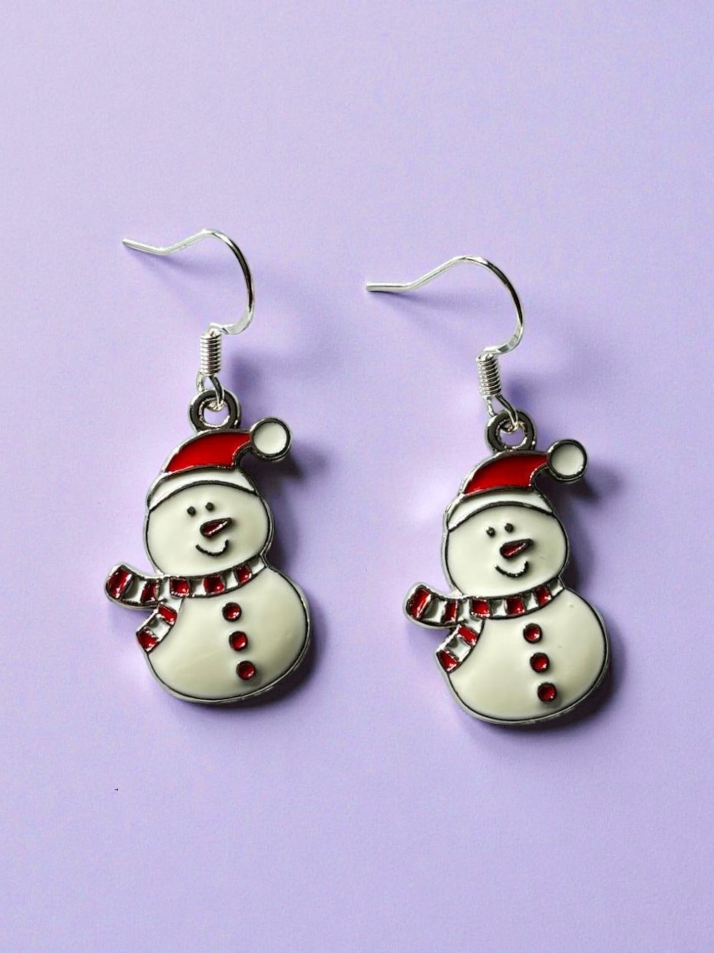 Snowman Earrings