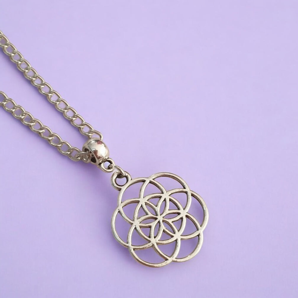 Circle Of Life Charm Necklace Silver Plated Or Waxed Cord Variable Lengths, Gift Packaged - Premium from Etsy - Just £5.49! Shop now at Uniquely Holt
