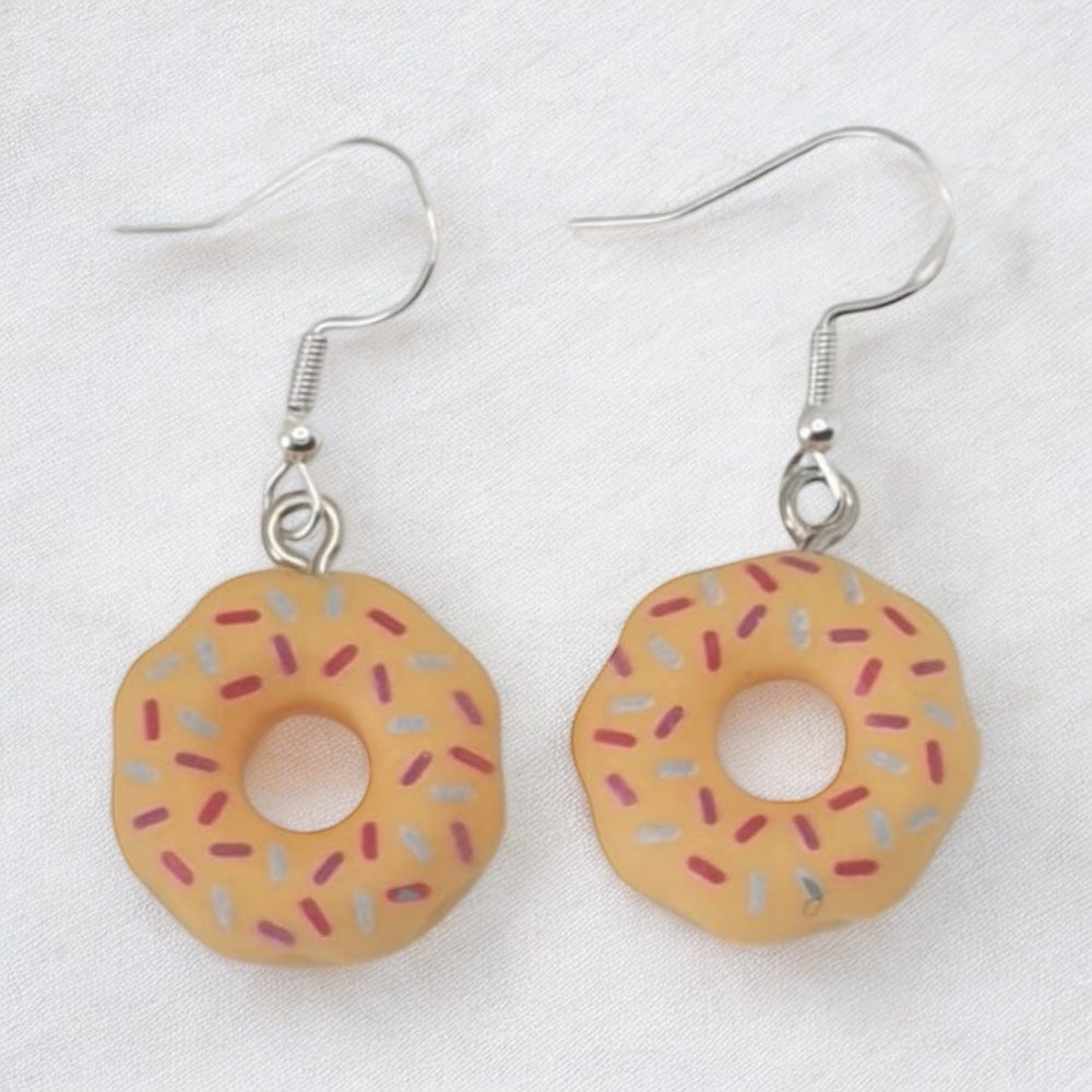 Novelty Doughnut Earrings - Premium from Uniquely Holt - Just £4.99! Shop now at Uniquely Holt