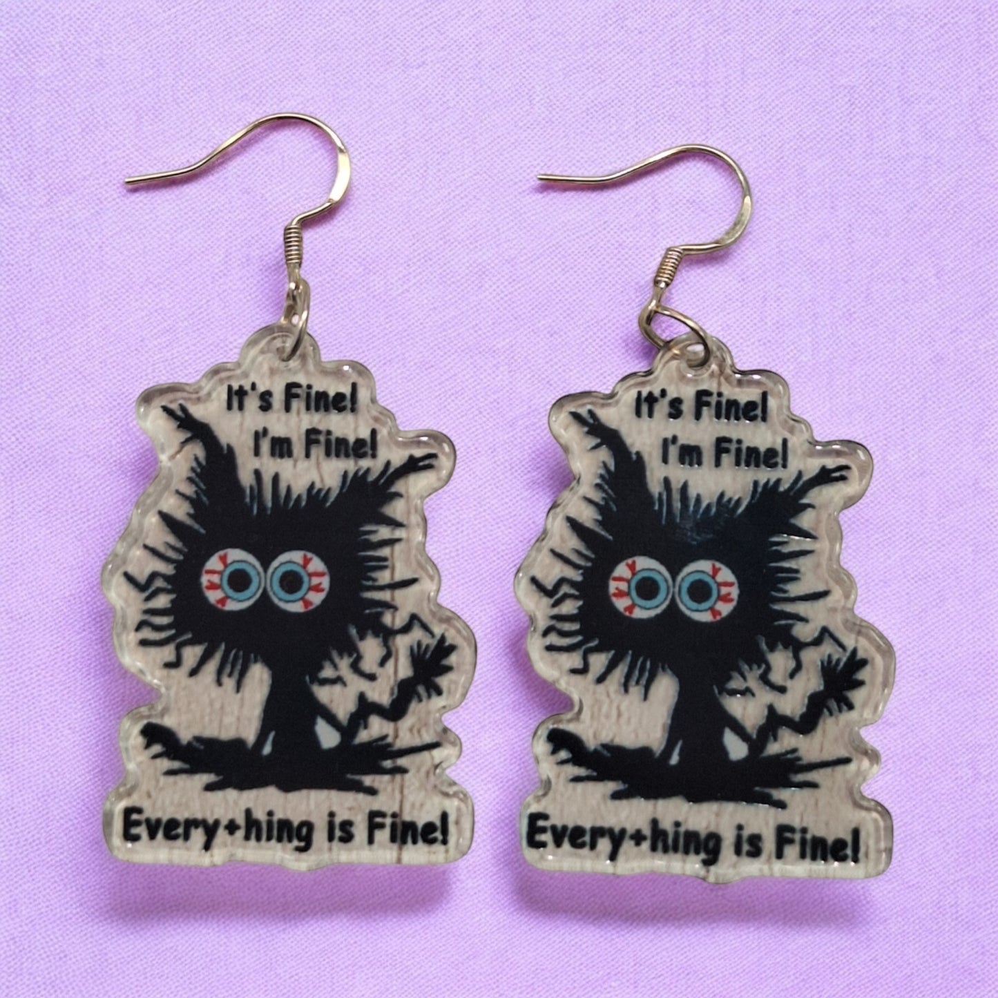 Black Cat Earrings - Premium from Uniquely Holt - Just £4.99! Shop now at Uniquely Holt