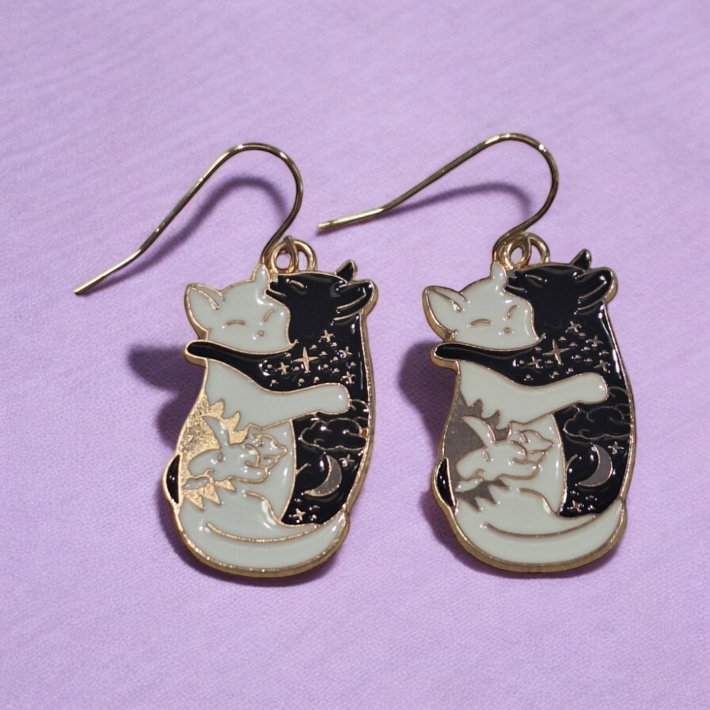 Black Cat Earrings - Premium from Uniquely Holt - Just £4.99! Shop now at Uniquely Holt
