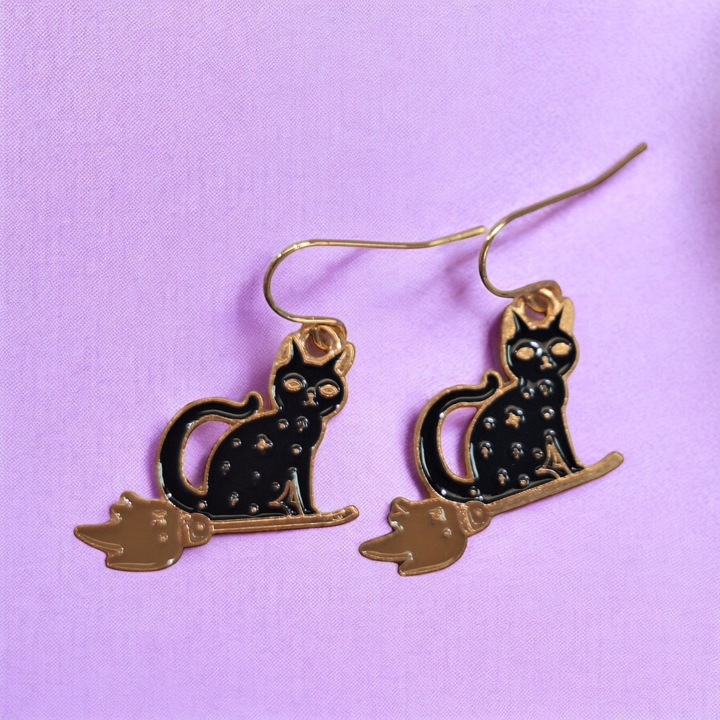 Black Cat Earrings - Premium from Uniquely Holt - Just £4.99! Shop now at Uniquely Holt
