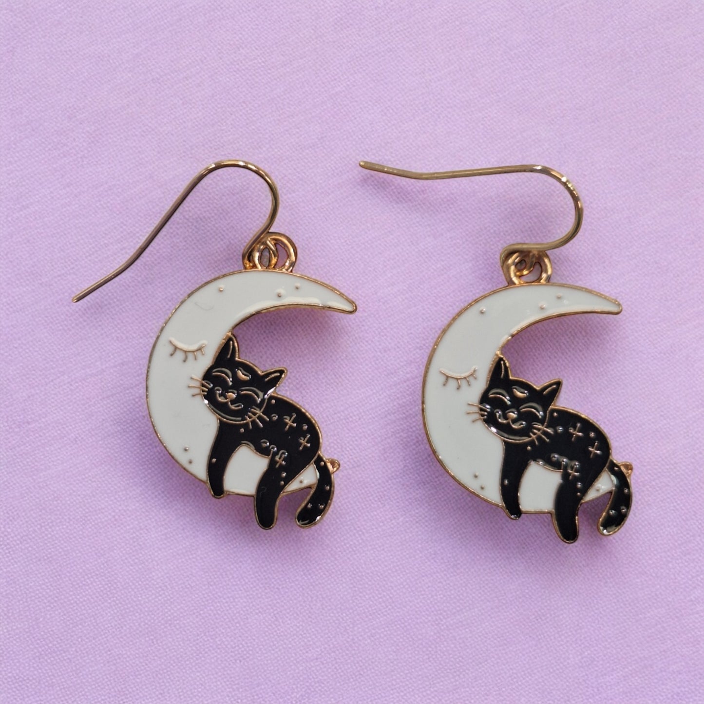 Cat Asleep On Moon - Premium from Uniquely Holt - Just £4.99! Shop now at Uniquely Holt