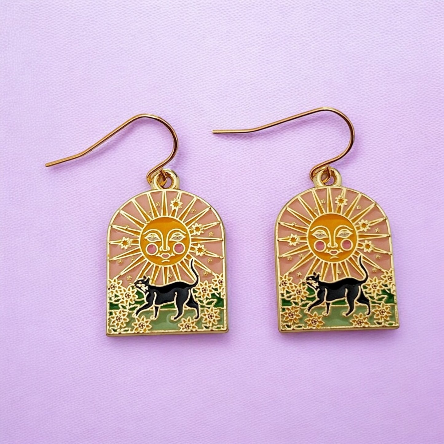 Dangly Cat Earrings - Premium from Uniquely Holt - Just £4.99! Shop now at Uniquely Holt