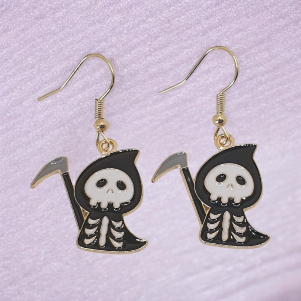 Grim Reaper Dangly Earrings - Premium from Uniquely Holt - Just £4.99! Shop now at Uniquely Holt