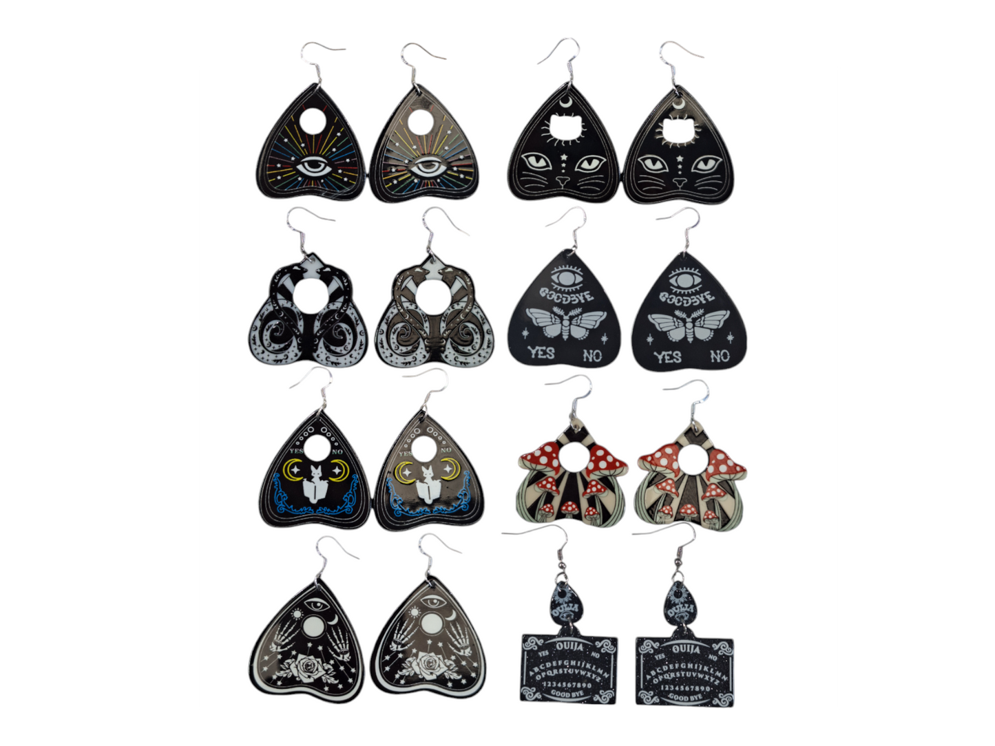 Large Ouija Dangly Earrings - Premium from Uniquely Holt - Just £4.99! Shop now at Uniquely Holt