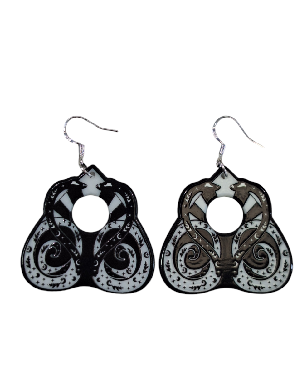 Large Ouija Dangly Earrings - Premium from Uniquely Holt - Just £4.99! Shop now at Uniquely Holt