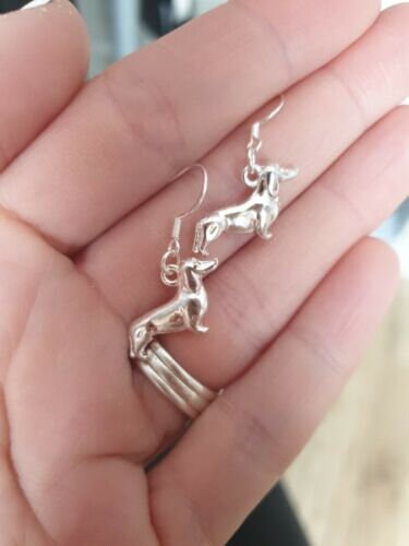 Dachshund Sausage Dog Charm Earrings In Gift Bag, Dog Lover Gifts - Premium from Etsy - Just £4.99! Shop now at Uniquely Holt