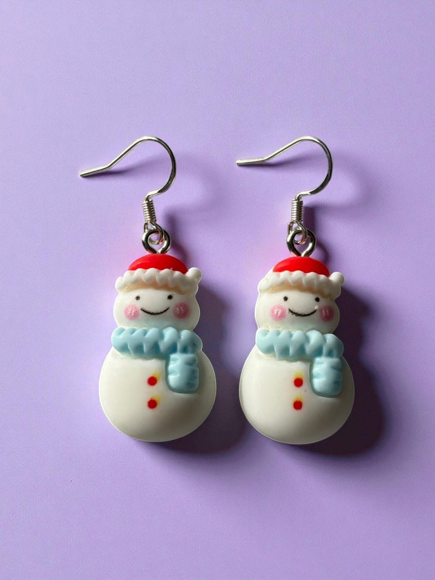 Snowman Earrings