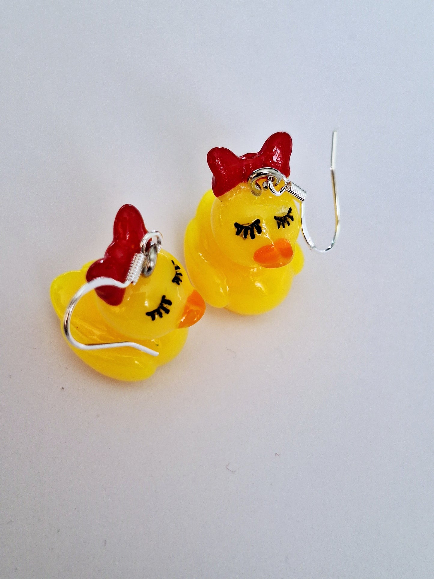Novelty Yellow Duck Dangly Earrings - Premium  from Uniquely Holt - Just £4.99! Shop now at Uniquely Holt