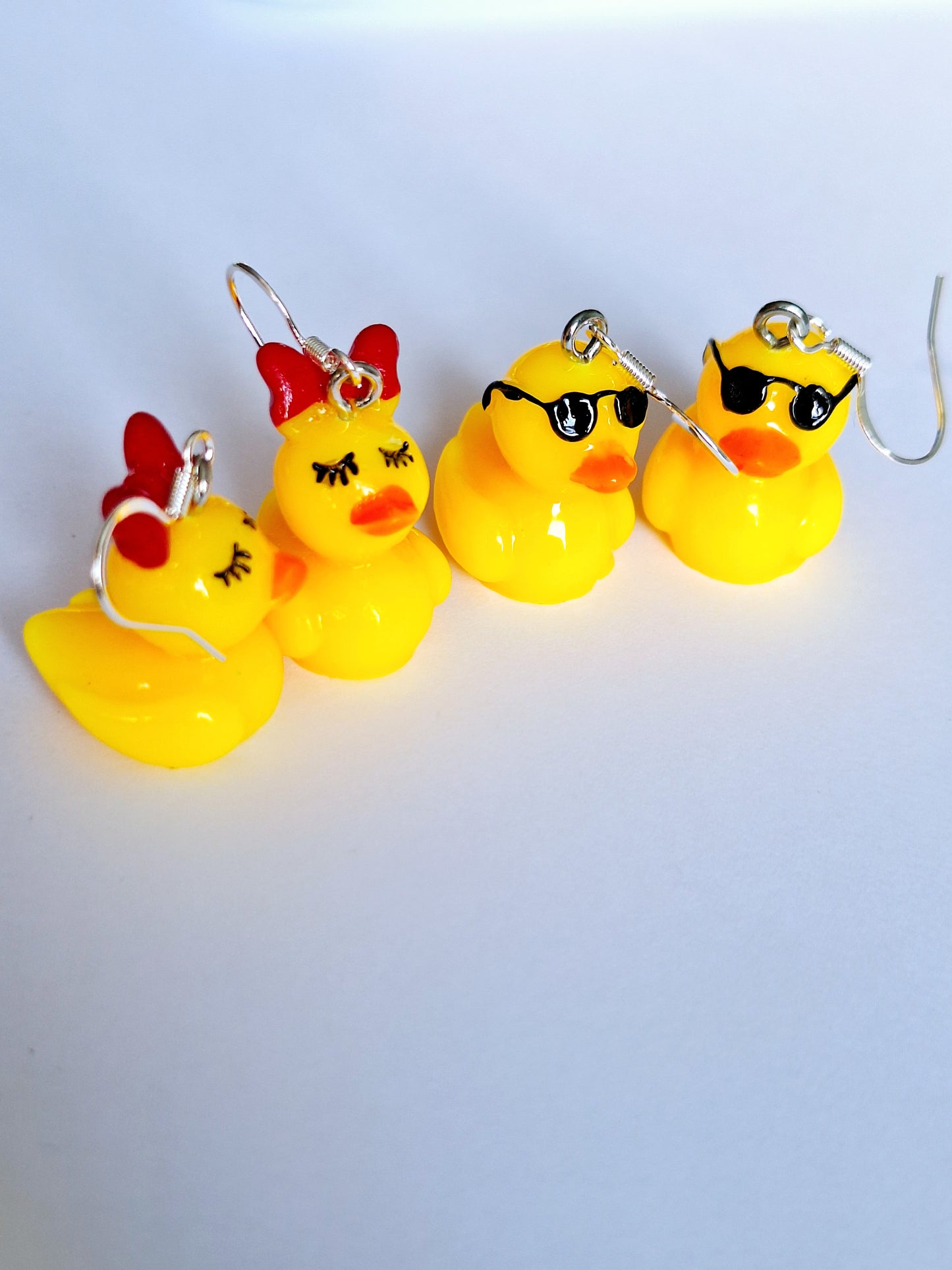 Novelty Yellow Duck Dangly Earrings - Premium  from Uniquely Holt - Just £4.99! Shop now at Uniquely Holt