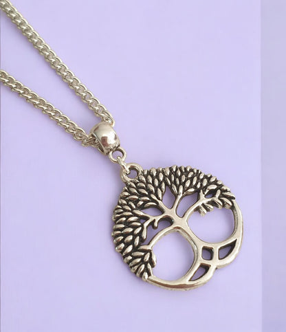 Tree Of Life Charm Necklace Silver Plated Or Waxed Cord Variable Lengths, Gift Packaged - Premium  from Etsy - Just £5.49! Shop now at Uniquely Holt