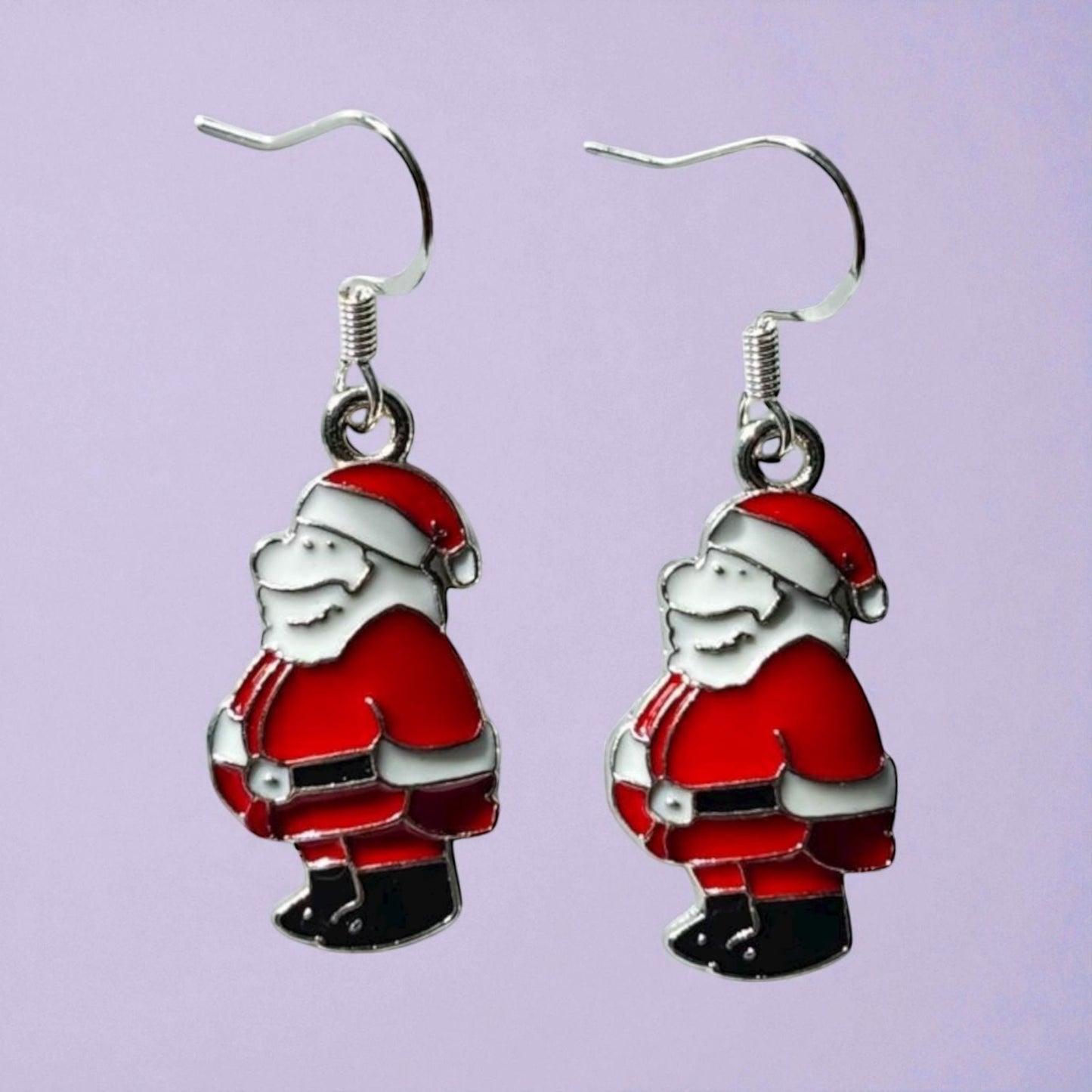 Father Christmas Earrings