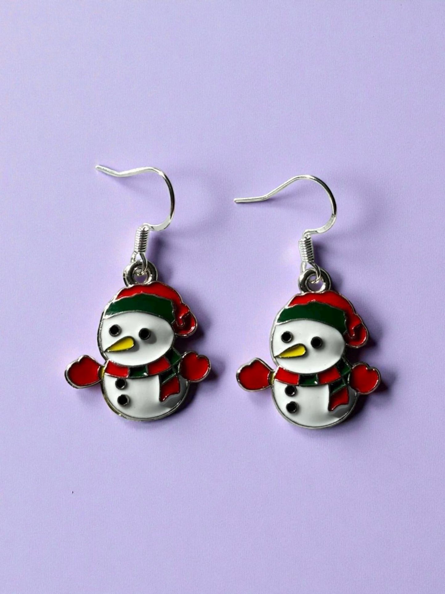 Snowman Earrings