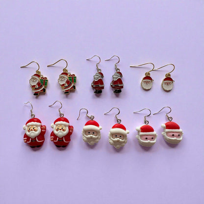 Father Christmas Earrings