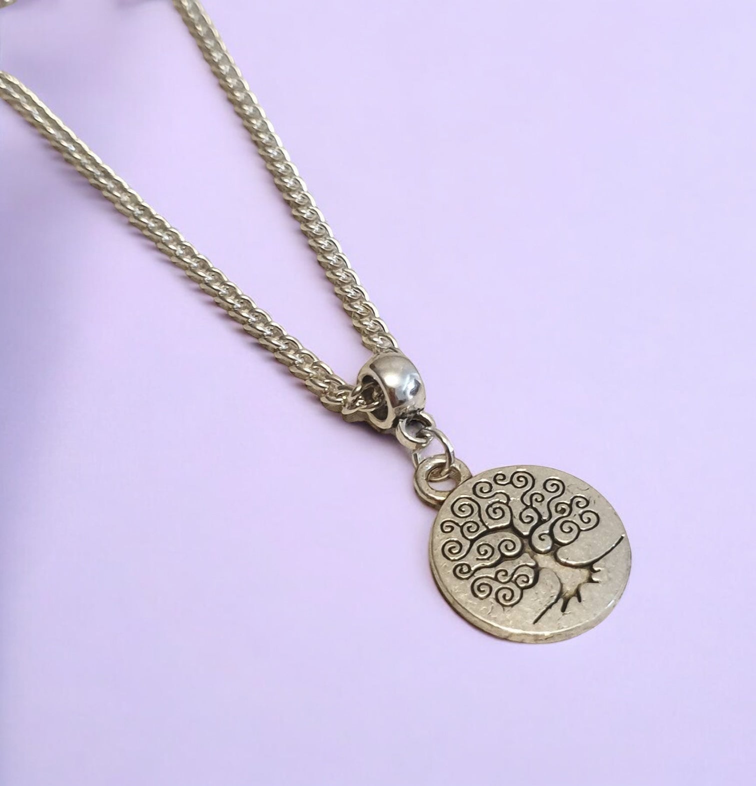 Tree Of Life Charm Necklace Silver Plated Or Waxed Cord Variable Lengths, Gift Packaged - Premium  from Etsy - Just £5.49! Shop now at Uniquely Holt