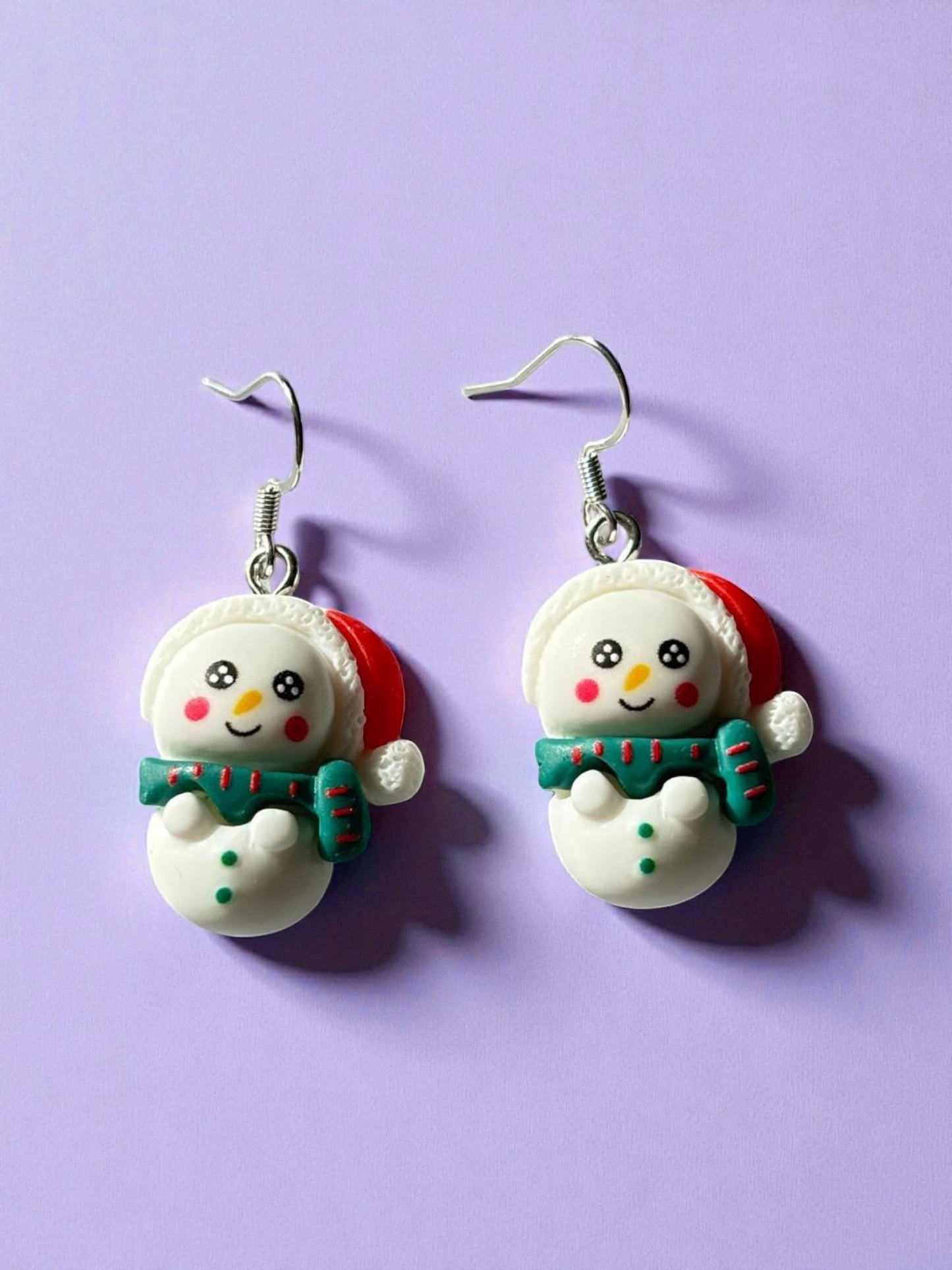 Snowman Earrings