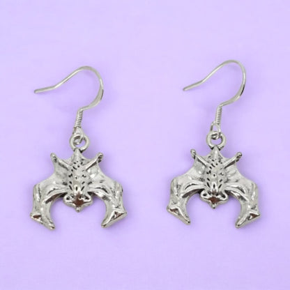 Bat Dangly Earrings - Premium  from Uniquely Holt - Just £4.99! Shop now at Uniquely Holt