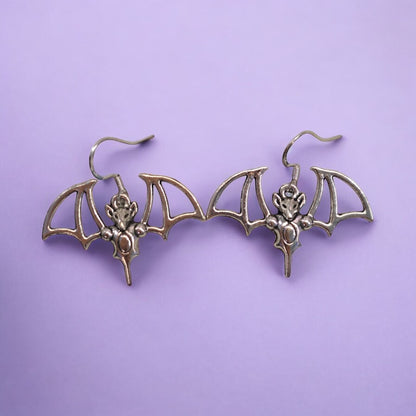 Bat Dangly Earrings - Premium  from Uniquely Holt - Just £4.99! Shop now at Uniquely Holt