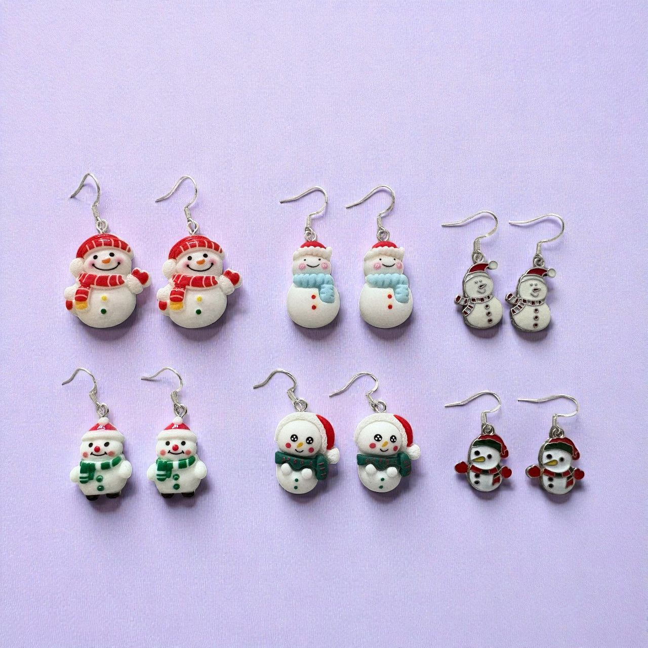 Snowman Earrings