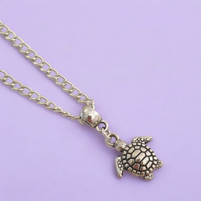 Turtle Charm Necklace Silver Plated Or Waxed Cord Options, Variable Lengths, Gift Packaged, Sea Gifts - Premium  from Etsy - Just £5.49! Shop now at Uniquely Holt