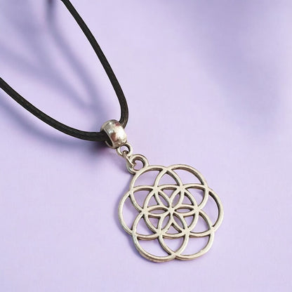 Circle Of Life Charm Necklace Silver Plated Or Waxed Cord Variable Lengths, Gift Packaged - Premium  from Etsy - Just £5.49! Shop now at Uniquely Holt