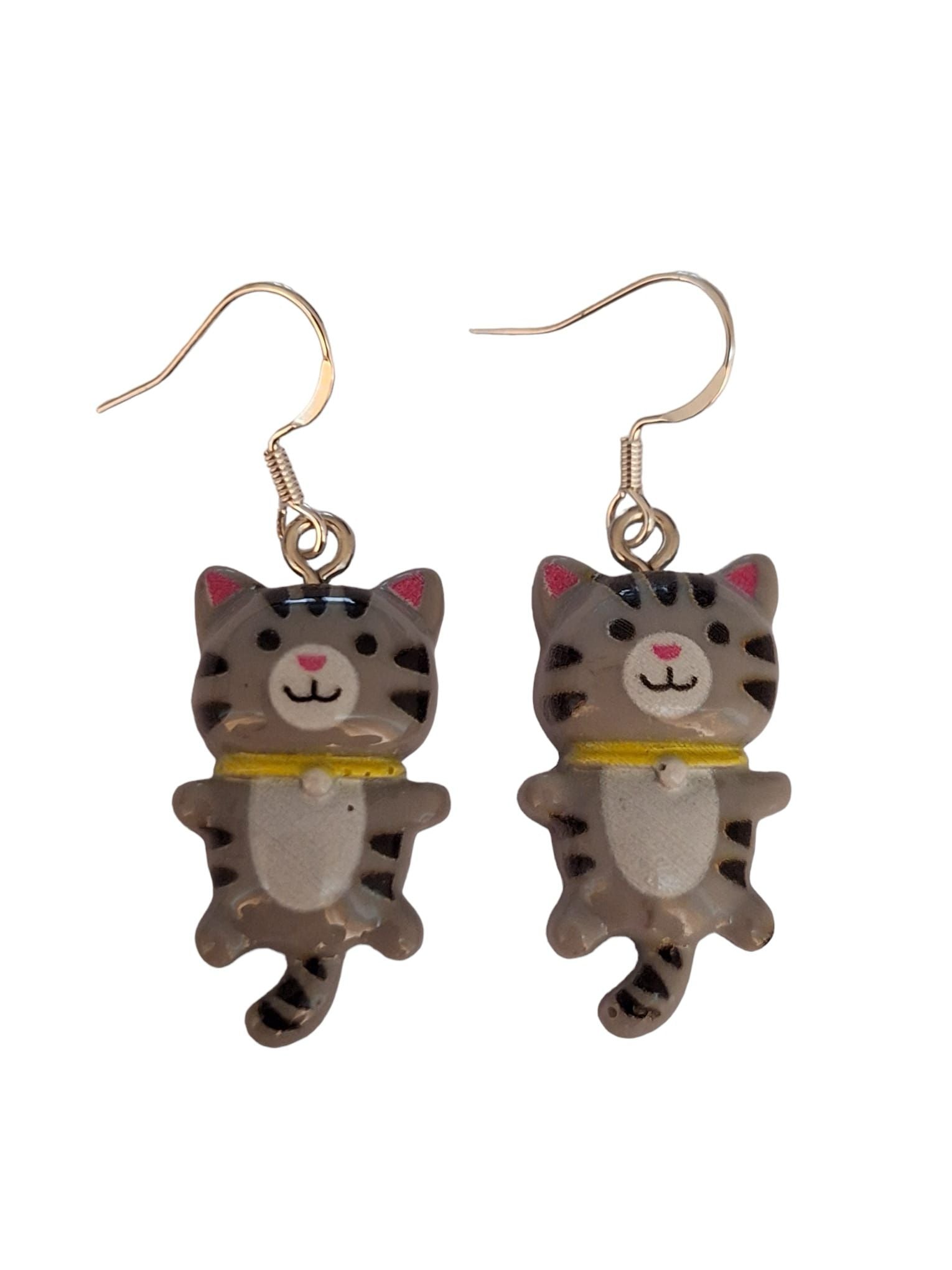 Novelty Cat Dangly Earrings - Premium  from Uniquely Holt - Just £4.99! Shop now at Uniquely Holt