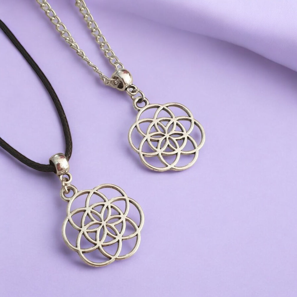 Circle Of Life Charm Necklace Silver Plated Or Waxed Cord Variable Lengths, Gift Packaged - Premium  from Etsy - Just £5.49! Shop now at Uniquely Holt