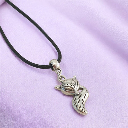 Fox Charm Necklace Silver Plated Or Waxed Cord Variable Lengths, Gift Packaged - Premium  from Etsy - Just £5.49! Shop now at Uniquely Holt