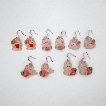 Novelty Acrylic Rabbit Earrings Various Styles - Premium  from Uniquely Holt - Just £4.99! Shop now at Uniquely Holt