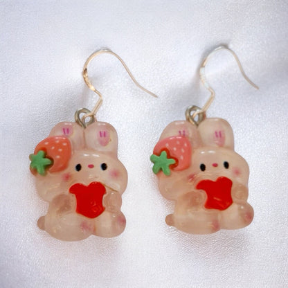 Novelty Acrylic Rabbit Earrings Various Styles - Premium  from Uniquely Holt - Just £4.99! Shop now at Uniquely Holt