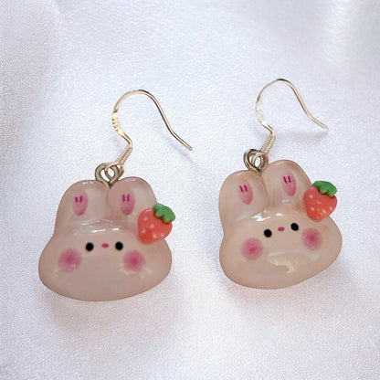 Novelty Acrylic Rabbit Earrings Various Styles - Premium  from Uniquely Holt - Just £4.99! Shop now at Uniquely Holt