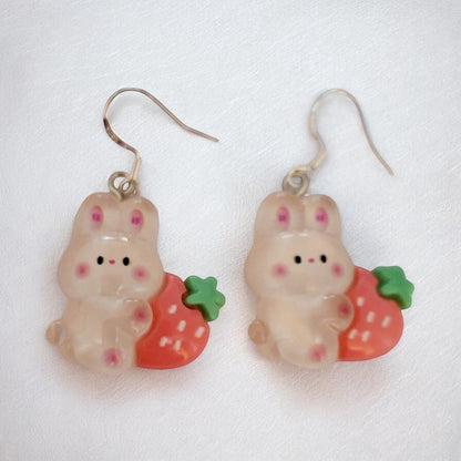 Novelty Acrylic Rabbit Earrings Various Styles - Premium  from Uniquely Holt - Just £4.99! Shop now at Uniquely Holt