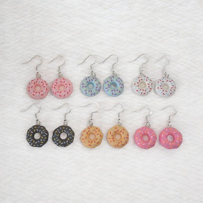 Novelty Doughnut Earrings - Premium  from Uniquely Holt - Just £4.99! Shop now at Uniquely Holt