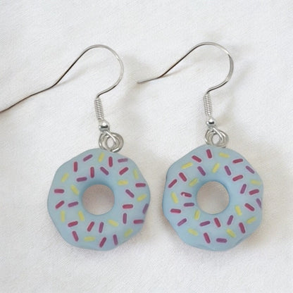 Novelty Doughnut Earrings - Premium  from Uniquely Holt - Just £4.99! Shop now at Uniquely Holt