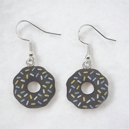Novelty Doughnut Earrings - Premium  from Uniquely Holt - Just £4.99! Shop now at Uniquely Holt