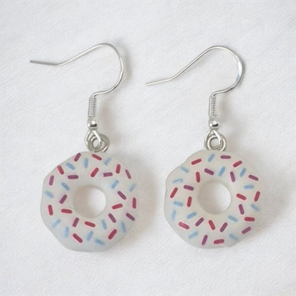Novelty Doughnut Earrings - Premium  from Uniquely Holt - Just £4.99! Shop now at Uniquely Holt