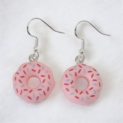 Novelty Doughnut Earrings - Premium  from Uniquely Holt - Just £4.99! Shop now at Uniquely Holt