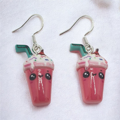 Novelty Drinks Earrings - Premium  from Uniquely Holt - Just £4.99! Shop now at Uniquely Holt