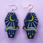 Acrylic Coffin Dangly Earrings - Premium  from Uniquely Holt - Just £4.99! Shop now at Uniquely Holt
