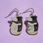 Black Cat Earrings - Premium  from Uniquely Holt - Just £4.99! Shop now at Uniquely Holt