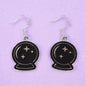 Crystal Ball Dangly Earrings - Premium  from Uniquely Holt - Just £4.99! Shop now at Uniquely Holt