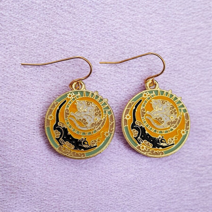 Dangly Cat Earrings - Premium  from Uniquely Holt - Just £4.99! Shop now at Uniquely Holt