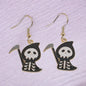 Grim Reaper Dangly Earrings - Premium  from Uniquely Holt - Just £4.99! Shop now at Uniquely Holt