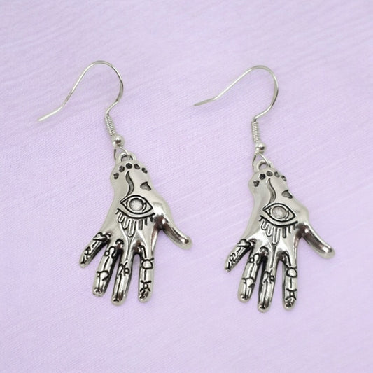 Hand Earrings - Premium  from Uniquely Holt - Just £4.99! Shop now at Uniquely Holt