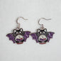 Mystic Bat Dangly Earrings - Premium  from Uniquely Holt - Just £4.99! Shop now at Uniquely Holt