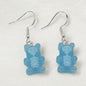 Skeleton Gummy Bear Dangly Earrings - Premium  from Uniquely Holt - Just £4.99! Shop now at Uniquely Holt