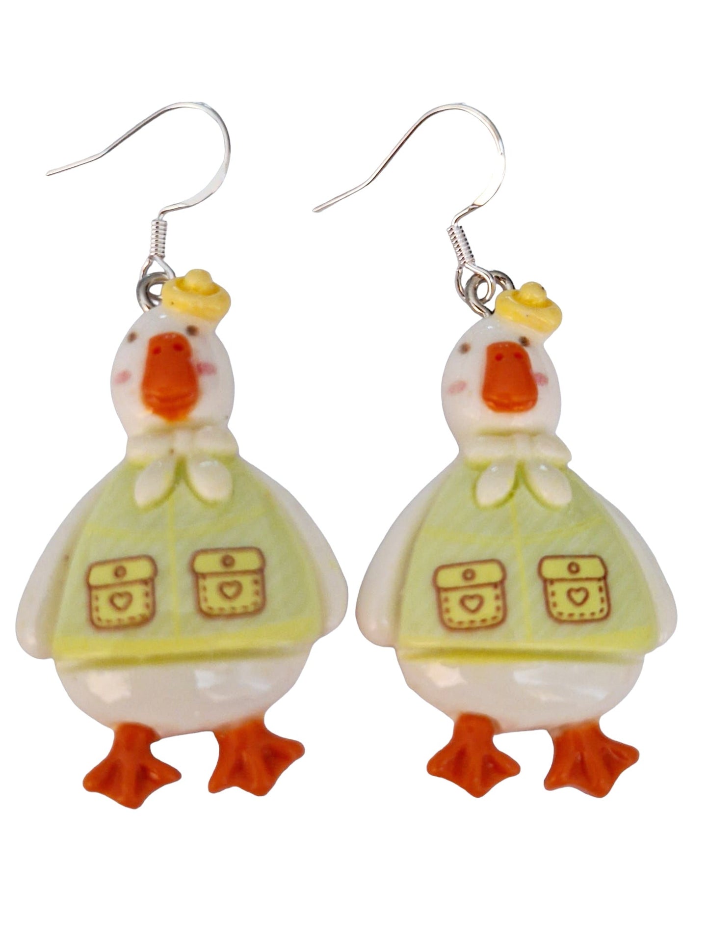 Novelty Goose Dangly Earrings - Premium  from Uniquely Holt - Just £4.99! Shop now at Uniquely Holt