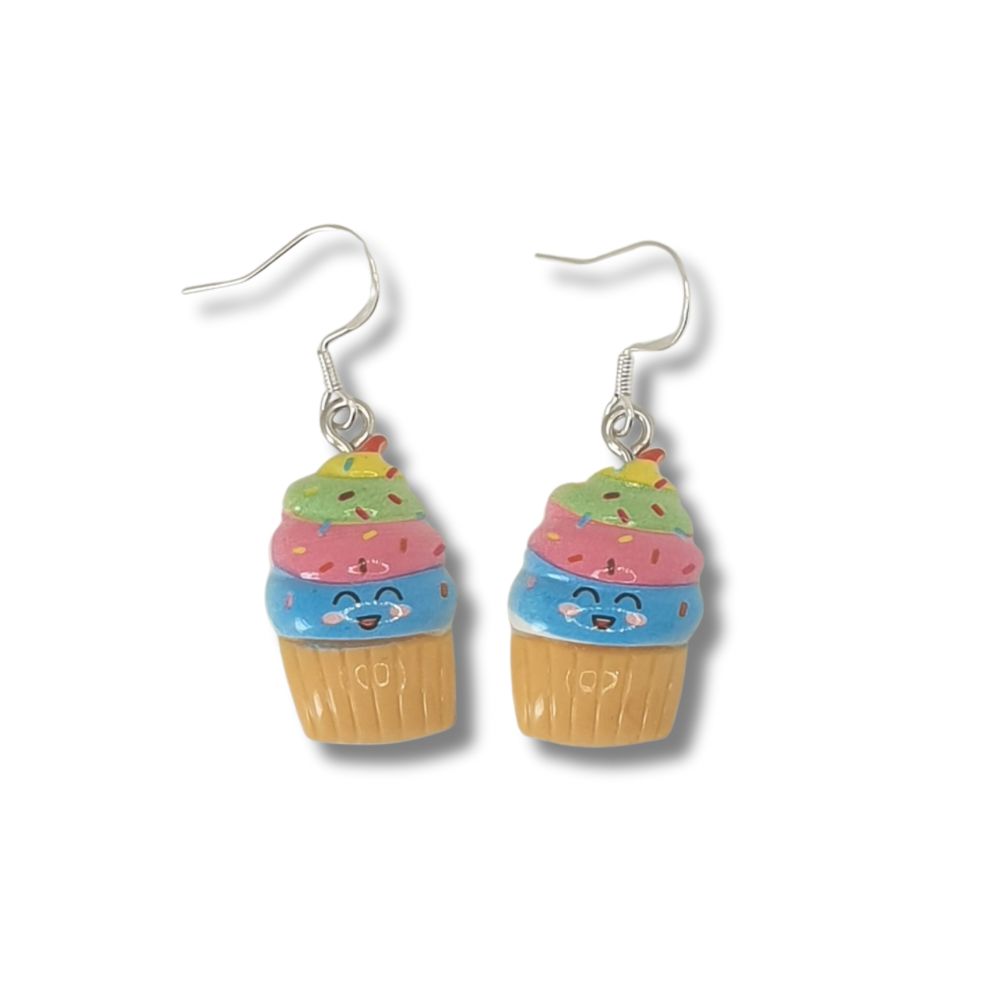 Novelty Cake Earrings - Premium  from Uniquely Holt - Just £4.99! Shop now at Uniquely Holt