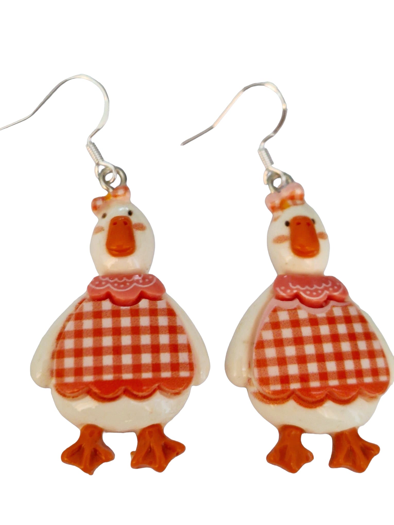 Novelty Goose Dangly Earrings - Premium  from Uniquely Holt - Just £4.99! Shop now at Uniquely Holt